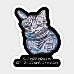 The Fat Cat Sticker